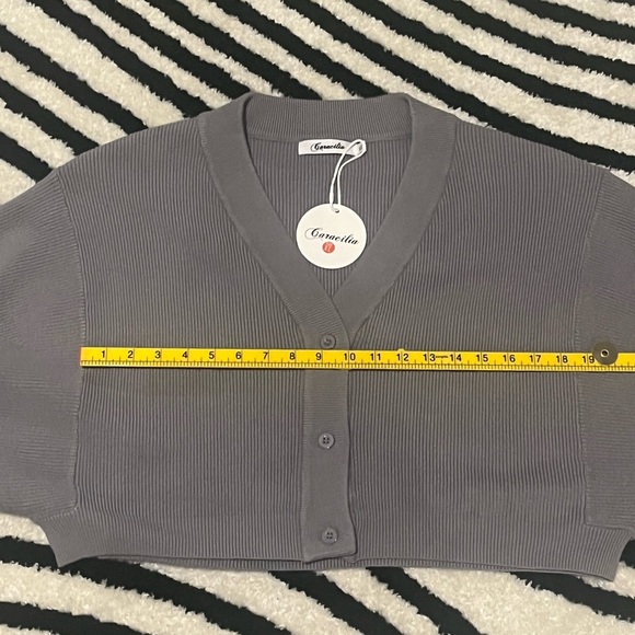 COPY - Caracilia 2 piece Cropped Sweater and Skirt Set NWT
Size XL - Grey - Picture 6 of 9